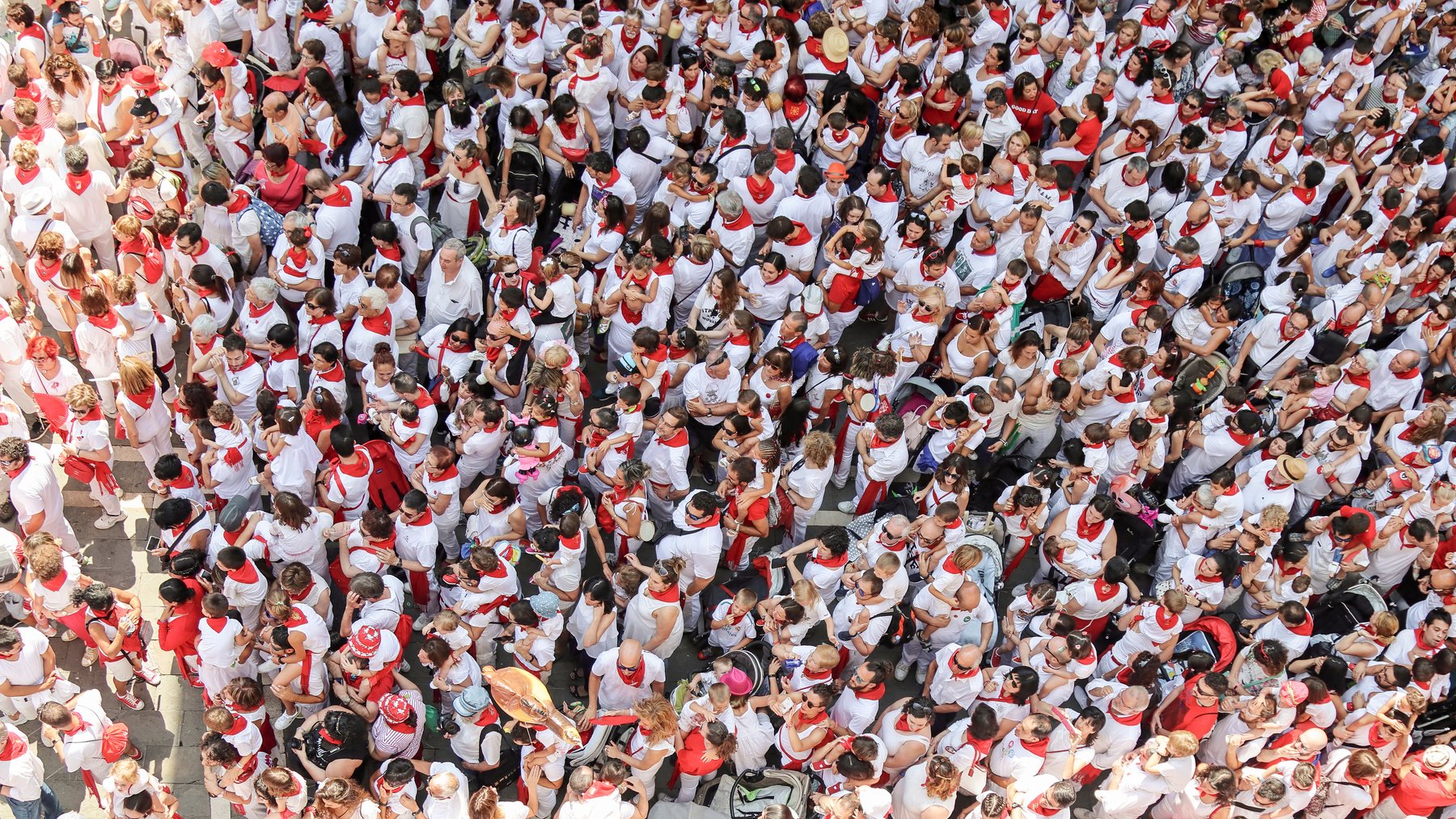 Bird's Eye View of Group of People